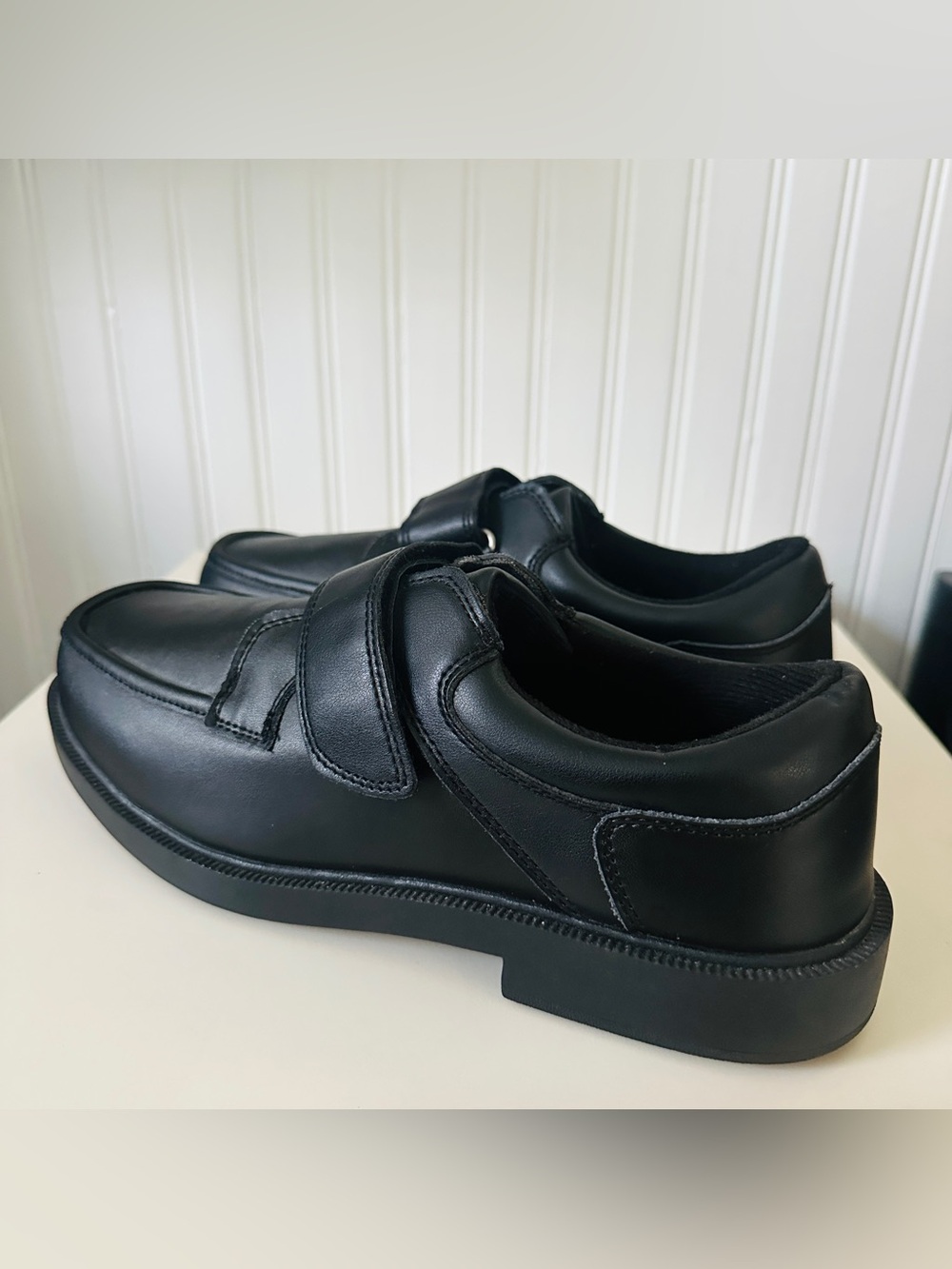 🔥Dr. Max Black Comfort Walking Shoes with Velcro Strap🖤
